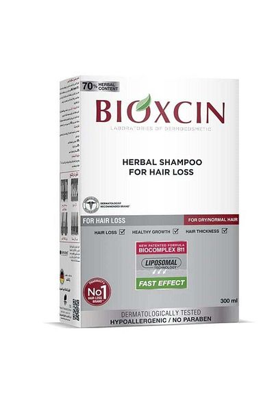 Bioxcin Herbal Hair Loss Normal Dry Hair Shampoo 300 ml