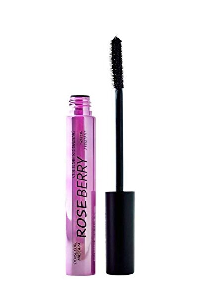 roseberry Rose Berry Dense Curl Mascara Water Resistant Volume And Curling Black 3.7