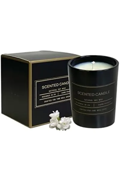 L&Wen Scented Candles, Long Lasting Strong Fragrance Luxury Scented Soy Jar Candle, Candles for Home