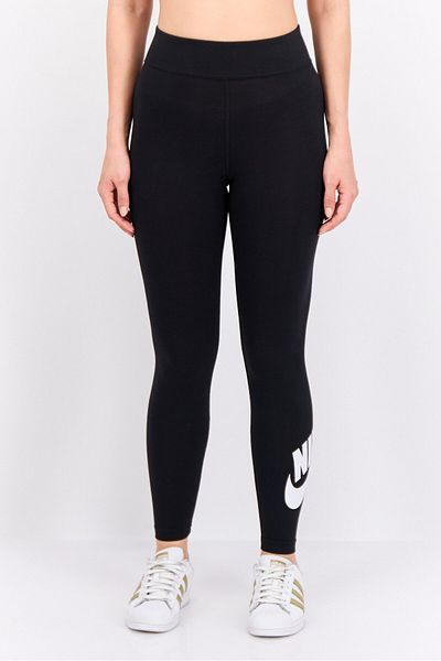 Nike بنطال رياضي ضيق للنساء، أسود