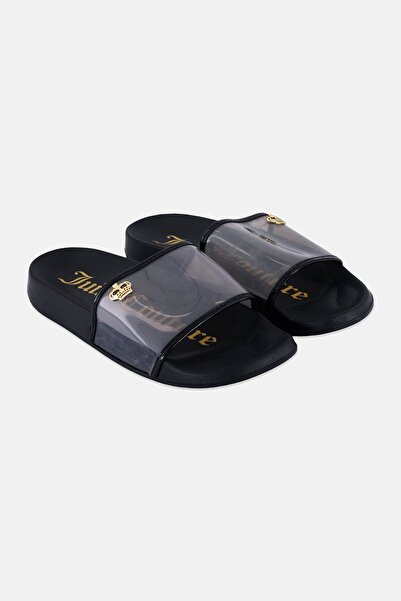 Juicy Couture شبشب نسائي سهل الارتداء، أسود