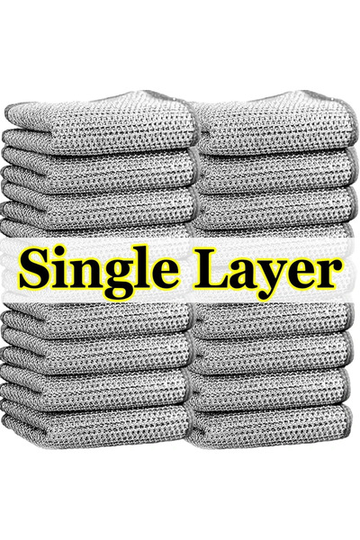 Choice8 10 قطع من خرق سلك فولاذي معدني مفرد الطبقة بالجملة، مناسبة للاستخدام ...