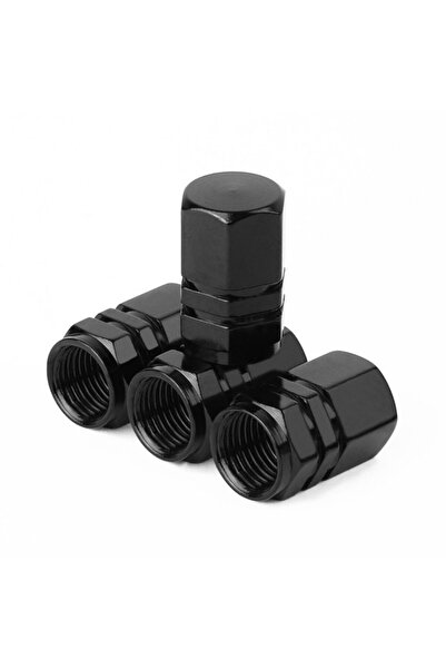 JollyMag Sada 4 ozdobných šestihranných krytek ventilků automobilů, hliník, 1...