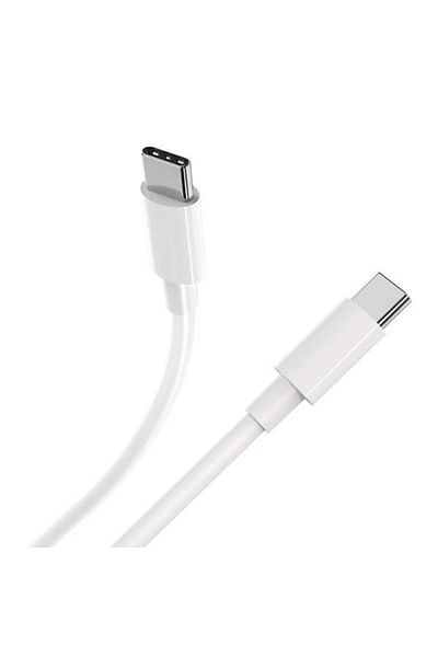 JollyMag Set 3 Cabluri de Date si Incarcare, Type-C / Type-C, Albe, 2A, Viteza 10 Gbps, 1 M