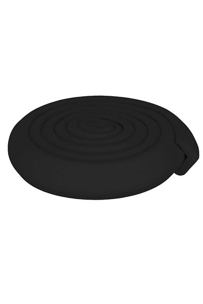 SERSIMO Banda protectie colturi si margini mobila, 200cm, 3.2cm latime, banda dublu adeziva inclusa, negru
