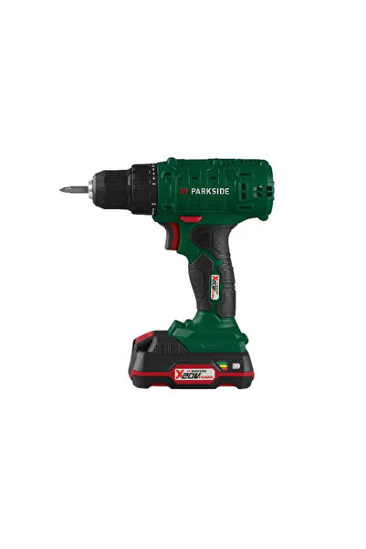 PARKSIDE Drill and screwdriver, PBSA 20-Li A1, 20V, 2Ah, with battery and charger