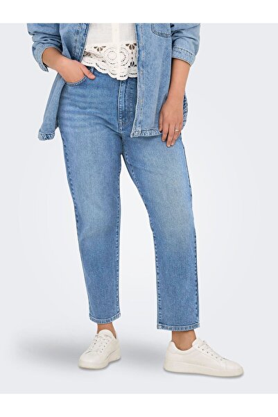 Only Carmakoma Straight-Fit jeans CAREMILY Hohe Taille Gerade geschnitten Jeans