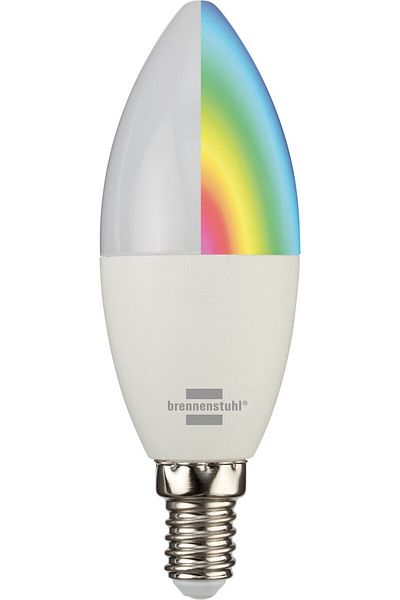 Brennenstuhl Bec LED RGB Smart E14, Control din aplicatie