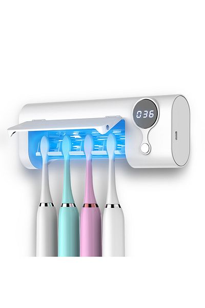 sharpdo Home Toothbrush Sterilizer Toothbrush Cleaning UV Disinfection Box
