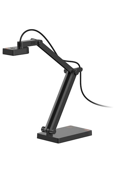 IPEVO Camera pentru documente V4K PRO, Ultra HD USB cu microfon imbunatatit AI, Gri inchis/Negru