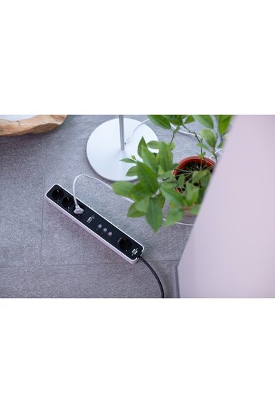 Brennenstuhl Smart Connect Ecolor WIFI extension cord, 1.5m, 4 sockets, 3 channels, Alexa, Google