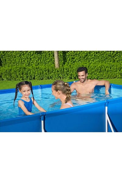 BESTWAY Deluxe Splash Frame With Filter Pump 300x201x66cm