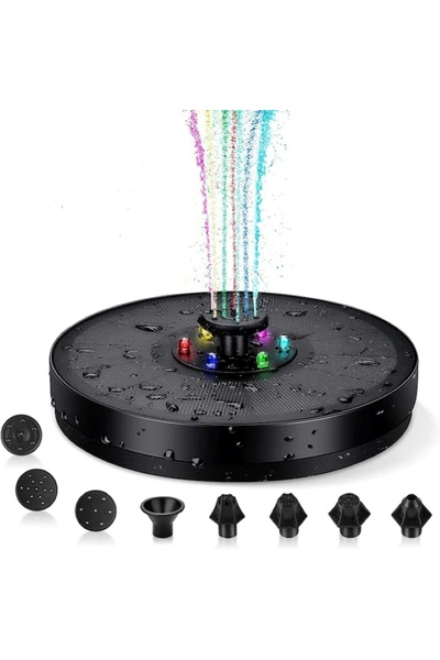 EMATTEIRO Fantana Arteziana 7-in-1 Pentru Gradina, Plutitoare cu Incarcare So...