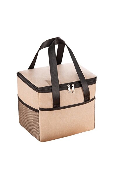 OEM Geantă termică pentru prânz cu compartimente pentru telefon și tacâmuri, multifuncțională, impermeabilă, 24x18x21 cm