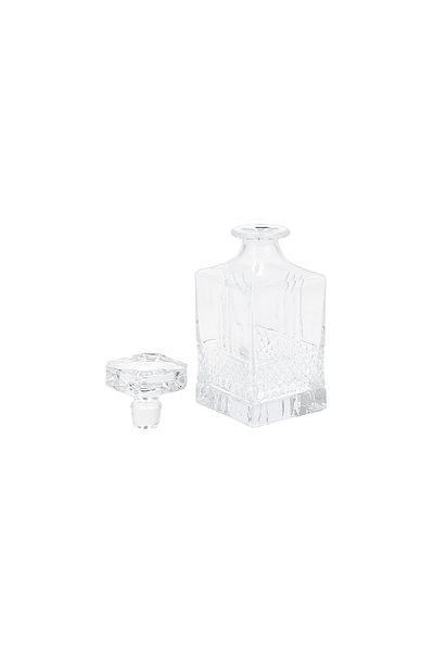 RCR transparent italian crystal decanter with lid