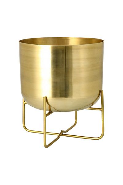 homez Aluminum Planter With Leg Gold