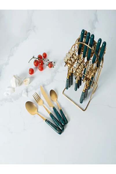 VAV GET طقم أدوات مائدة من 24 قطعة لـ 6 أشخاص