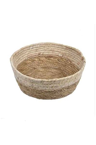 OEM Coș de depozitare rotund, material bej-maro