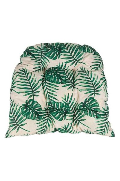 OEM Potcoava Floor Cushion Green Tropical Leaves
