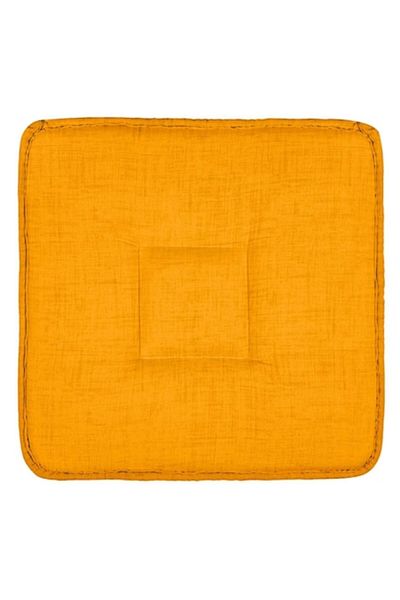 OEM Pernă galbenă muștar pentru scaun 39x39cm