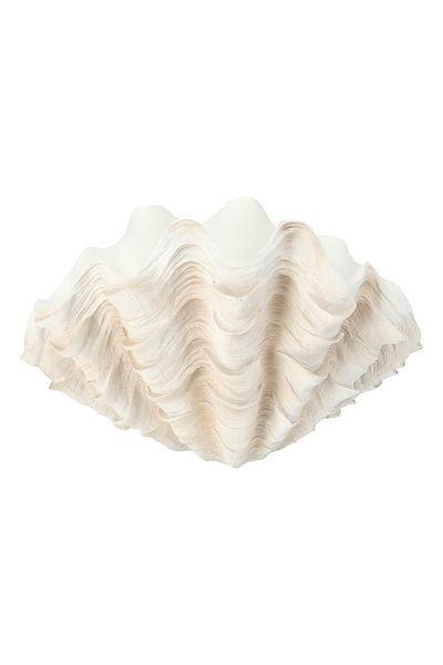 homez Off white shell resin planter 48.5*32*28.5 cm