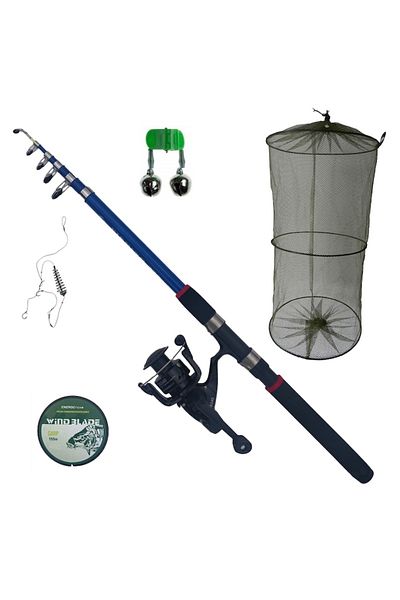 Cool Angel Set lanseta Fishing 2.7 m, mulineta CB 240, juvelnic, fir 150 m, montura si clopotel