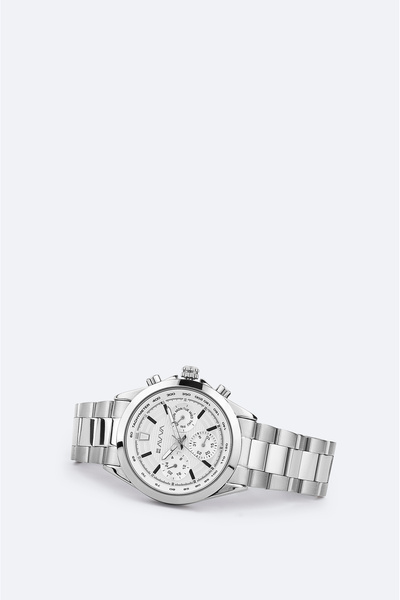 Avva Men's Silver Color Metal Watch B009035