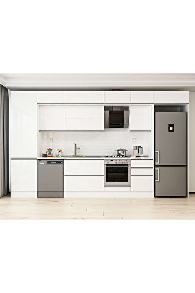 Alvinka 390X240 Cm High Gloss Mutfak Dolabı Mbb-E80B60S50-2 High Gloss | Beya...