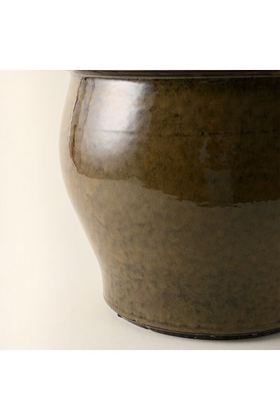 homez ceramic planter, brown 38*38*33cm