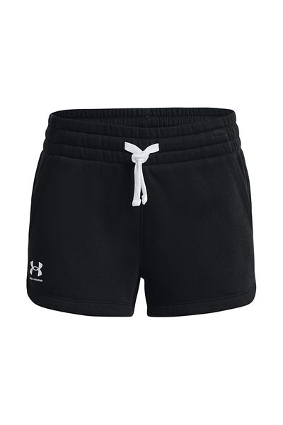 Under Armour شورت Rival Fleece YMD - أسود