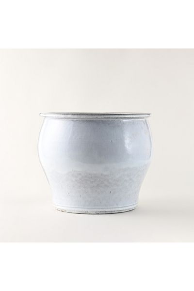 homez Ceramic Planter, Off White 38*38*33Cm