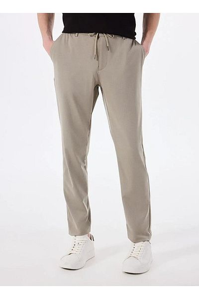 GMG FIRENZE Gmg Firenze Normal Waist Normal Leg Slim Fit Beige Men's Pants Gu25Mss01015