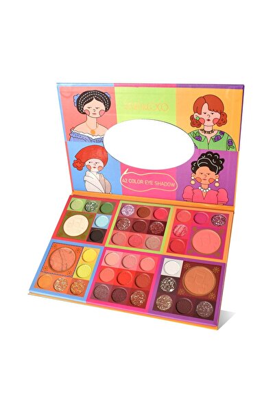 Kevin Flo Makee-UP Makeup Palette, 42 Colors