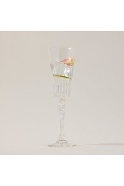 RCR transparent crystal glassware 6 pcs set with base