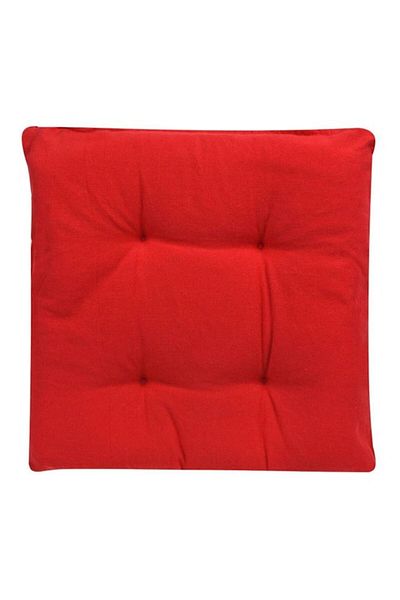 OEM Red Cotton Chair Cushion 40x40cm
