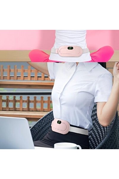 Denx Portable Heating Pad for Menstrual Pain Relief with 3 Heating Levels and 3 Vibration Massage Modes f