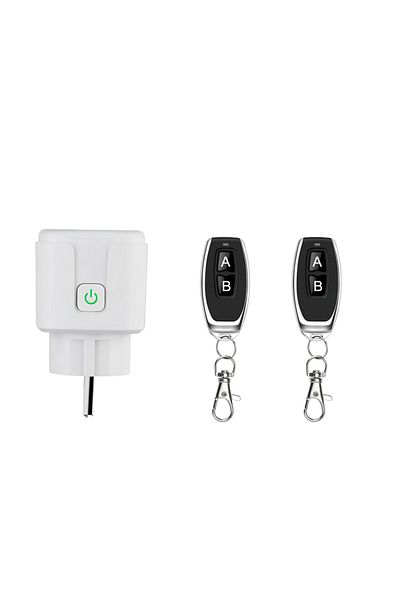 Choice 1P 2AB Wireless Smart Remote Control Socket Switch 220V 4000W 15A EU FR Universal Plug Remote ON OFF