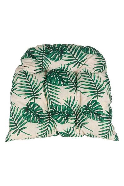 OEM Potcoava Floor Cushion Green Tropical Leaves