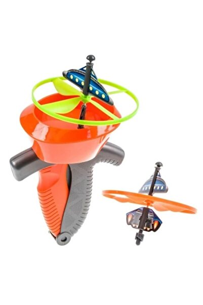 Wonderland Παιχνίδι Εκτοξευτής Ιπτάμενων Δίσκων, Γκρι/Πορτοκαλί, 13x16 εκ.