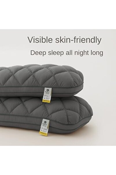 Türkiye Quilted Pillow – 50 x 70 cm | Soft & Supportive Sleeping Pillow | High Resilience 3D Structu
