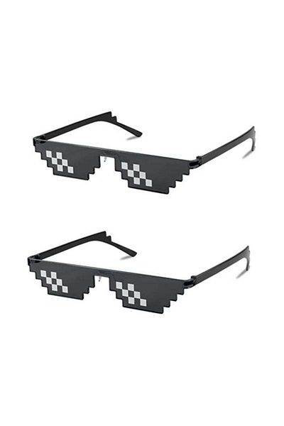 Generic Thug Life or Pixel Sunglasses 2 Pieces
