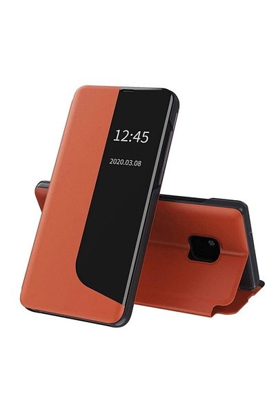SOL Husă de înaltă protecție pentru Huawei Mate 20 Pro, Safe, P53, piele, portocaliu la atingere