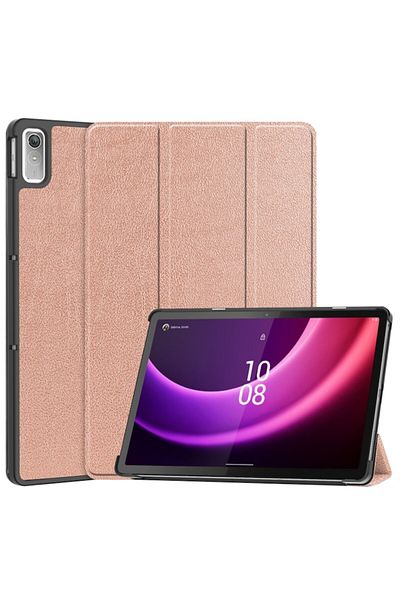 OEM Slim Protective Case for Lenovo Tab P11 Gen 2, 11.5 Inch, FoldPro, Rose Gold
