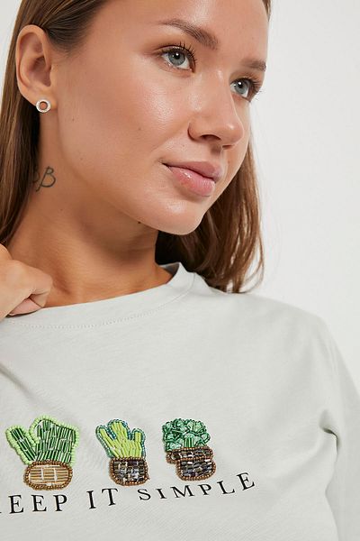 Arma Life ARMALIFE 4000 TRIUC DE DAMA CU GOLIER BIS CU Mărgele Cactus Brodate