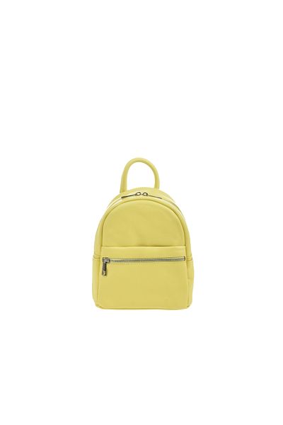 Generic Women's genuine leather backpack BG18818, Limone