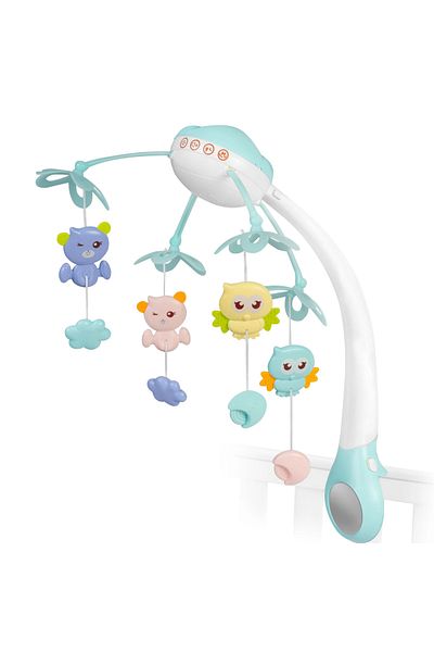 İSP Carusel Muzical cu Telecomanda pentru Patut Bebe "LikeSmart Sweet Dreams 813" , 13 Melodii si Lampa