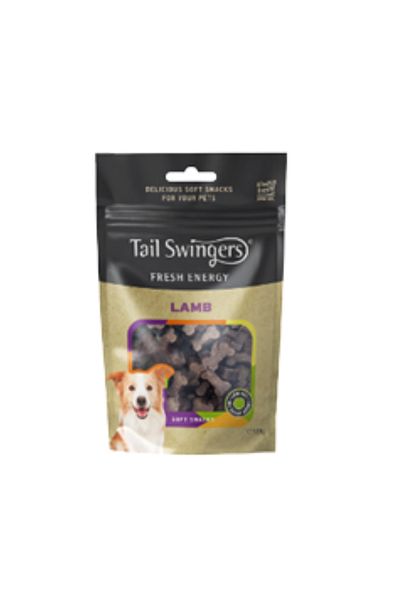 Tail Swingers Recompense caini, gustari moi delicioase, cu carne de miel, 125g