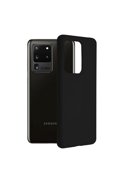 SOL Protective Case for Samsung Galaxy S20 Ultra/S20 Ultra 5G, Safe, J47, Silicone, Intense Dark