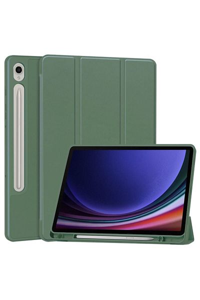 Rao Husa compatibila cu Samsung Galaxy Tab S9, Flex Trifold, F78, TPU, Intense Green