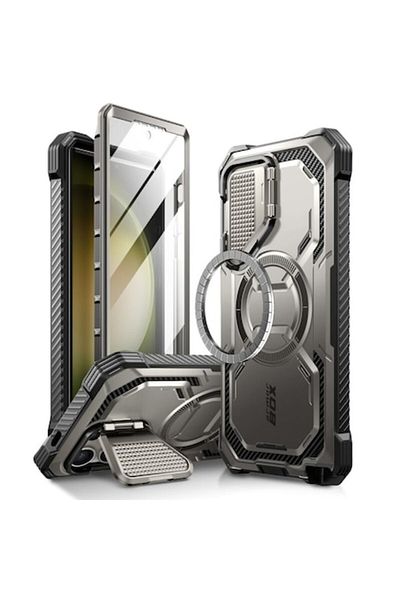 SOL Protective Case for Samsung Galaxy S24 Ultra + Screen Protector, Urban Sol, Hard Plastic, I-Blason A